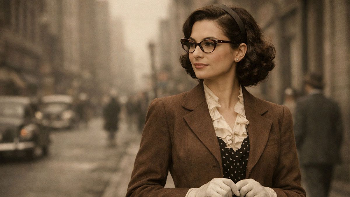 1940s Women's Glasses: Pretty Look for Girls