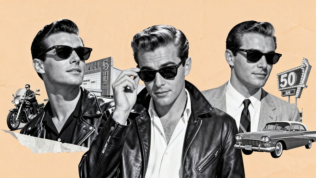 Men's Sunglasses in the 50s: Wayfarers, Greasers, and Clean Classics