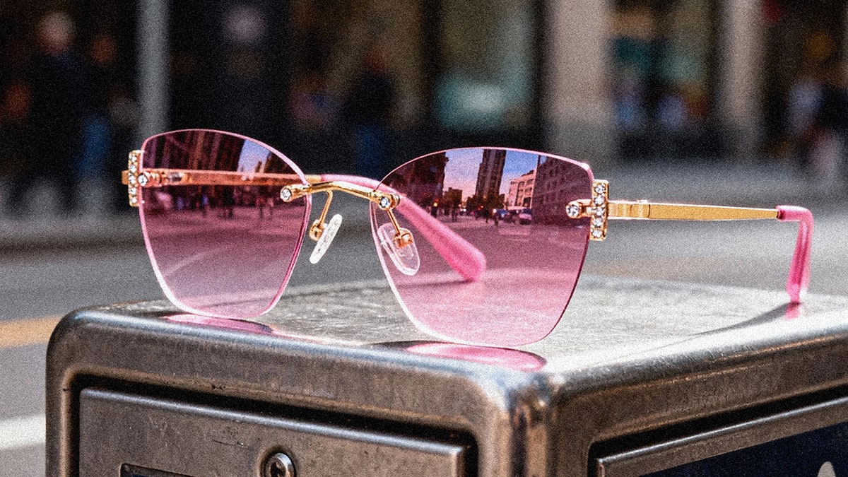 Jaxon Rectangle Rose Gold Glasses