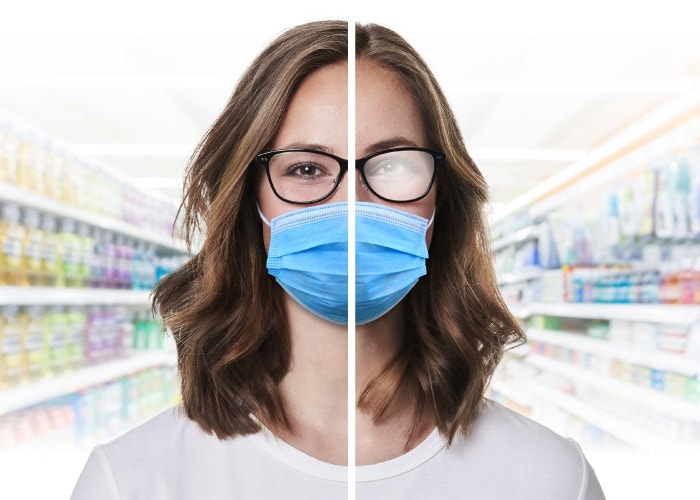 Anti-fog coating for glasses
