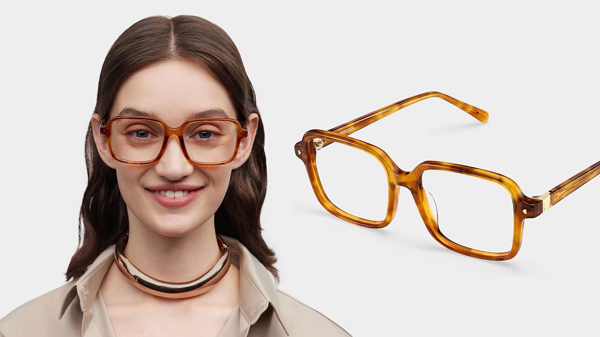 Talia Square Black Glasses