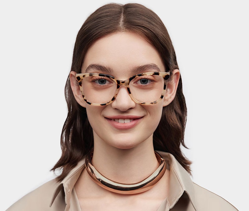 Sage Rectangle Tortoise Glasses