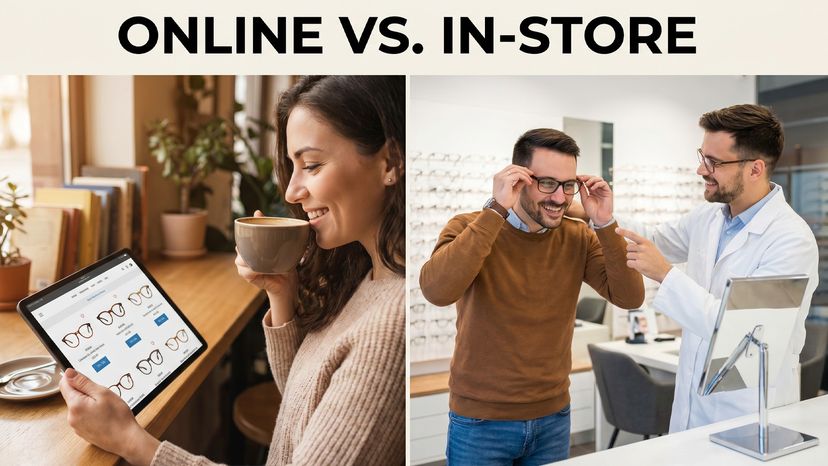 Online vs. In-Store: Where to Buy Prescription Glasses for Round Faces