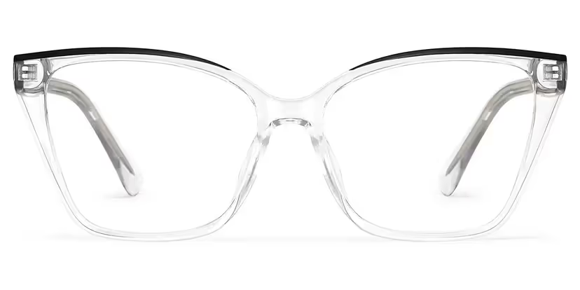 Sienna Thin Clear Butterfly Glasses