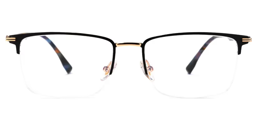 Simms Square Black Glasses