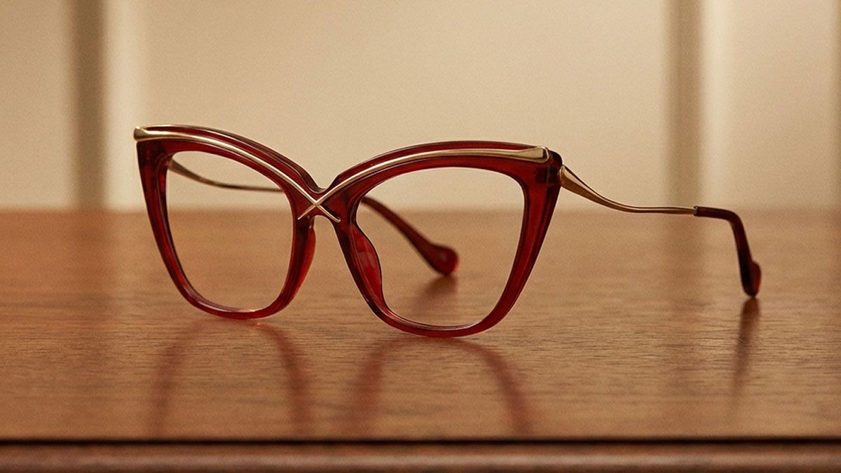 Winston Butterfly Red Glasses