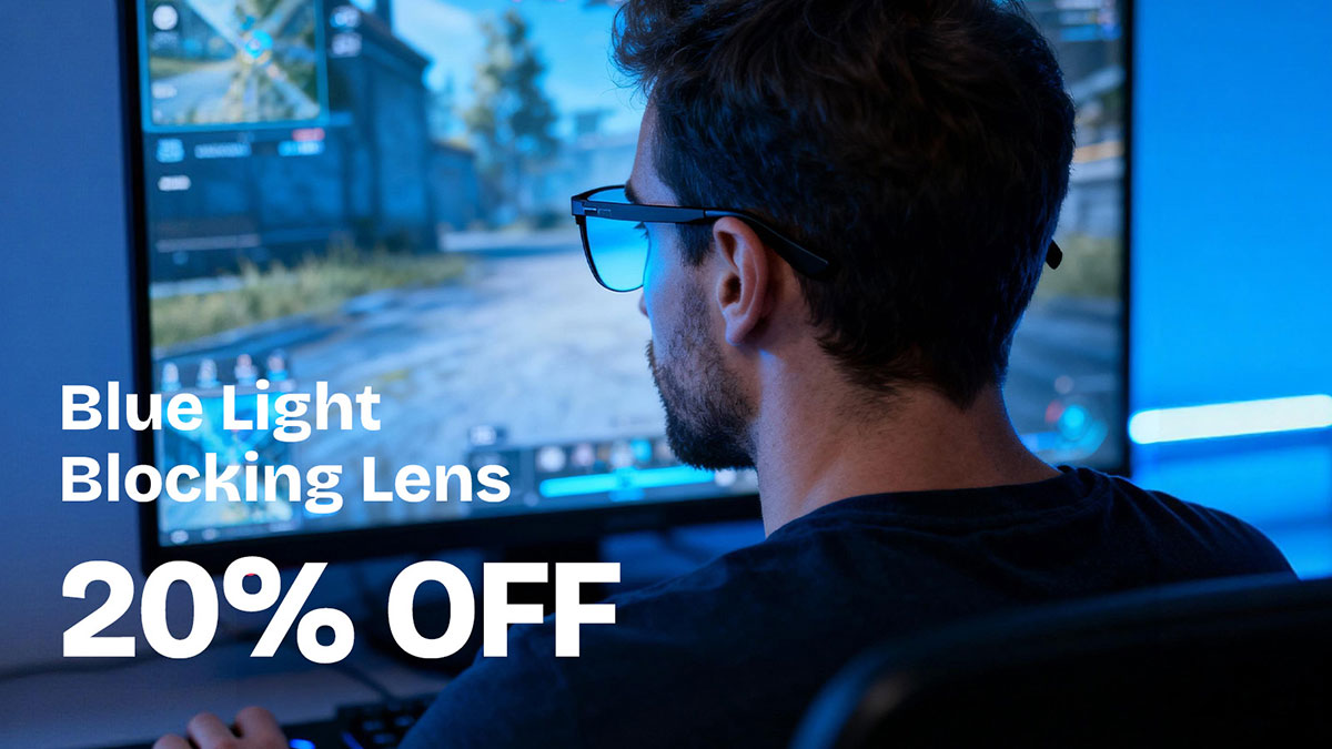 ZEELOOL blue light blocking lenses 20% off