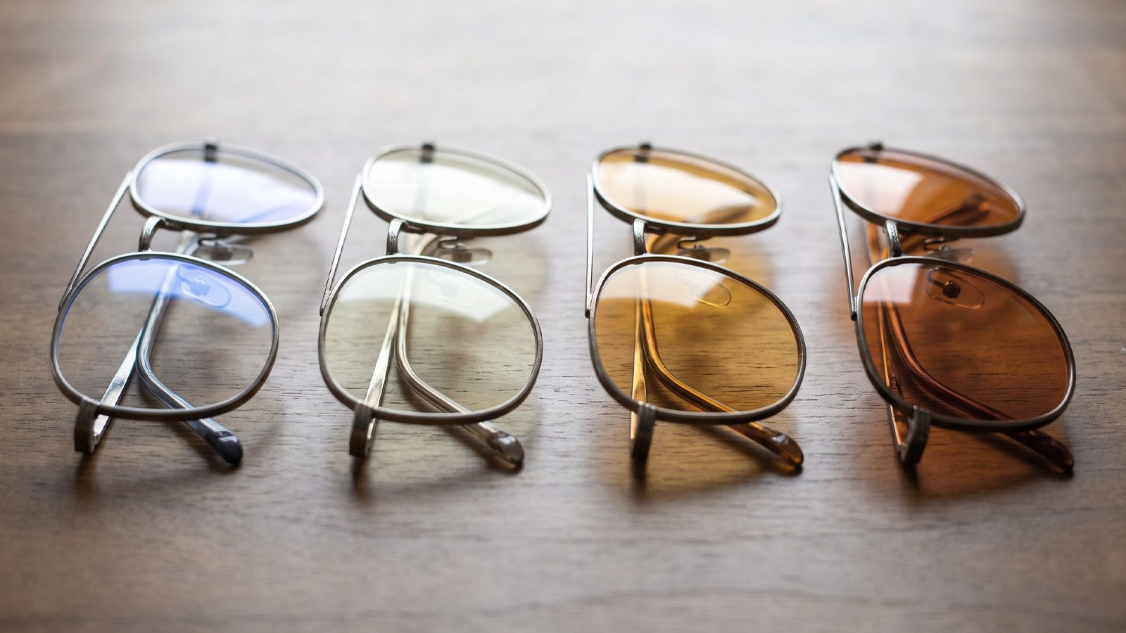 ZEELOOL lenses from clear to yellow, amber, and deep orange tint