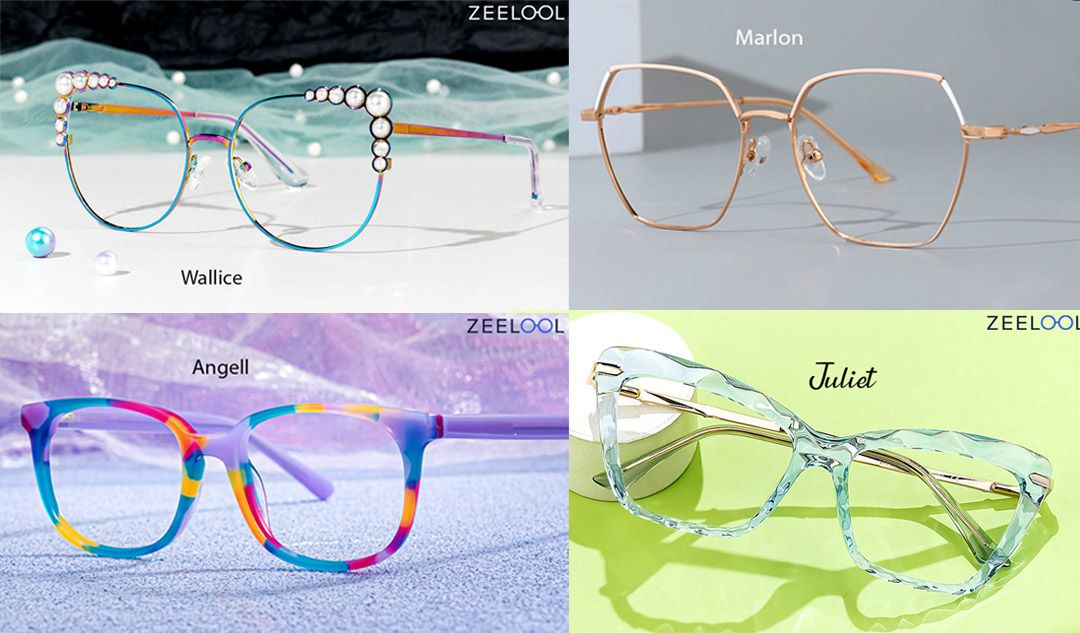 thumbnail image 2 of SPEXX Eyewear Exaggerated Cat Eye Fashion Glasses - Retro Clear Lens, Rose Gold Metal Frame, UV400, Oversized 2 of 2