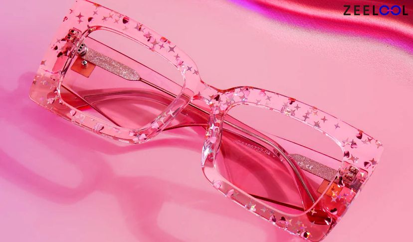 Showcase Vibrancy and Attitude with ZEELOOL Sparkly Pink Glitter Glasses