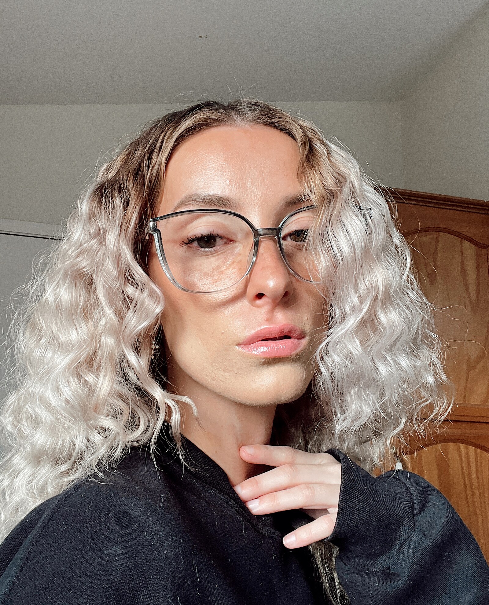 Hendrix Geometric Tortoise Glasses Zeelool Glasses