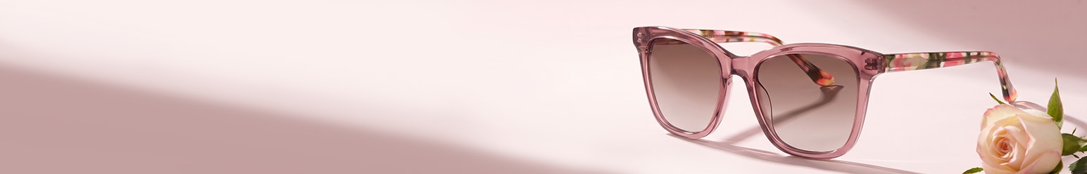 pink frame sunglasses