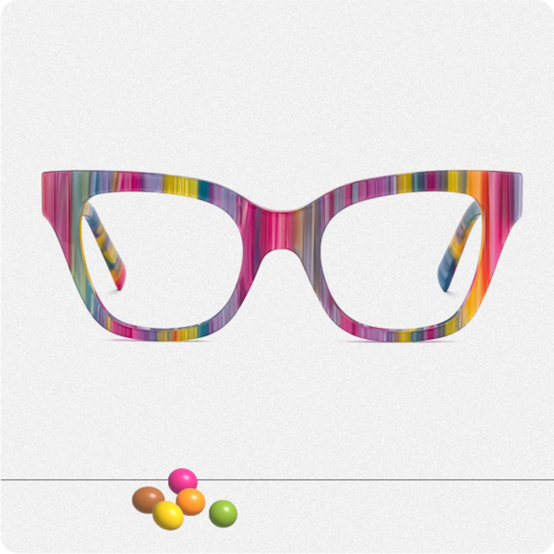 Nereyda Candy Glasses - Skittles