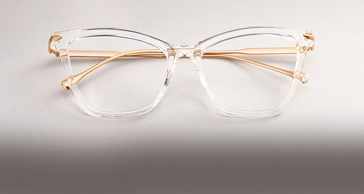 Clear Frame Glasses: Transparent & Crystal Eyeglasses Online  display picture 3
