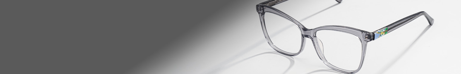 gray frame glasses