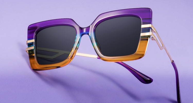 サングラス \u005ereclow^ RC LOMS SUNGLASS PURPLE Glitter Purple Toddler Sunglasses | Lavender Shades