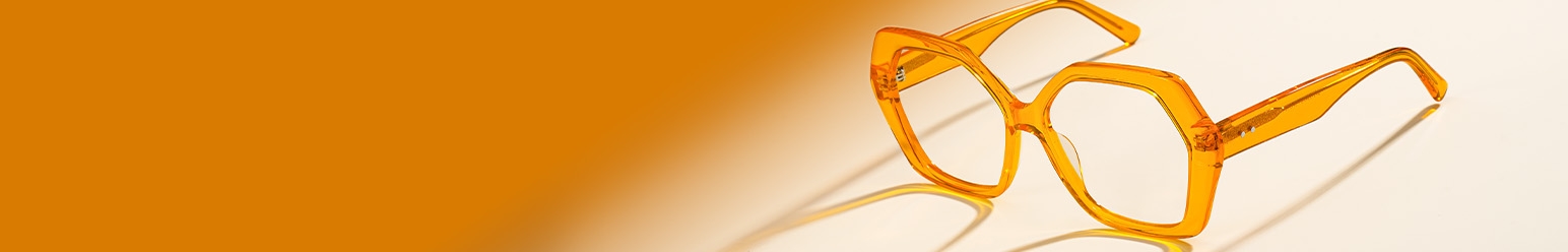 orange eyeglasses