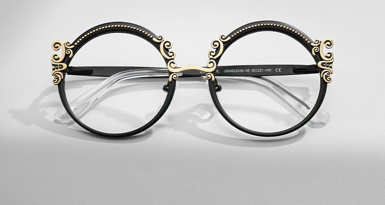 Round Glasses Stylish Circle Glasses Frames ZEELOOL