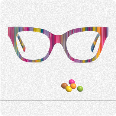 Nereyda Candy Glasses - Skittles