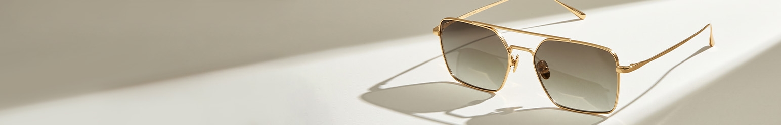 gold frame sunglasses