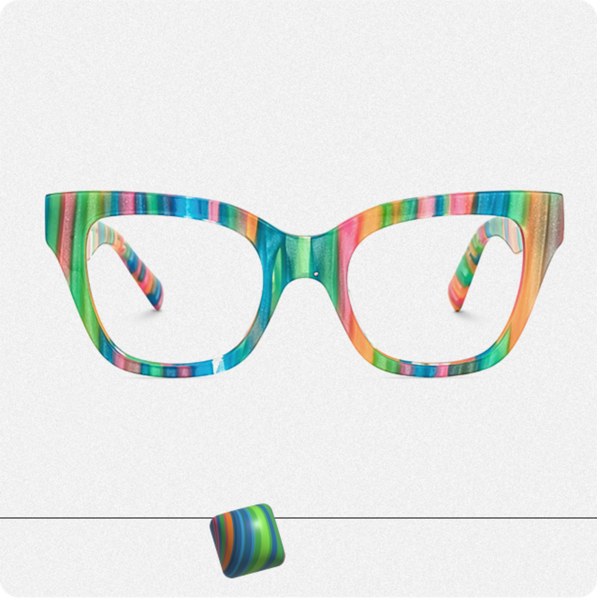 Nereyda Candy Glasses - Peppermint