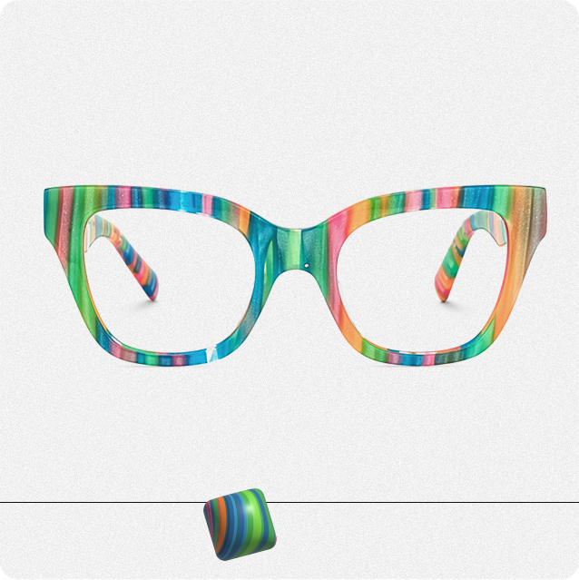 Nereyda Candy Glasses - Peppermint