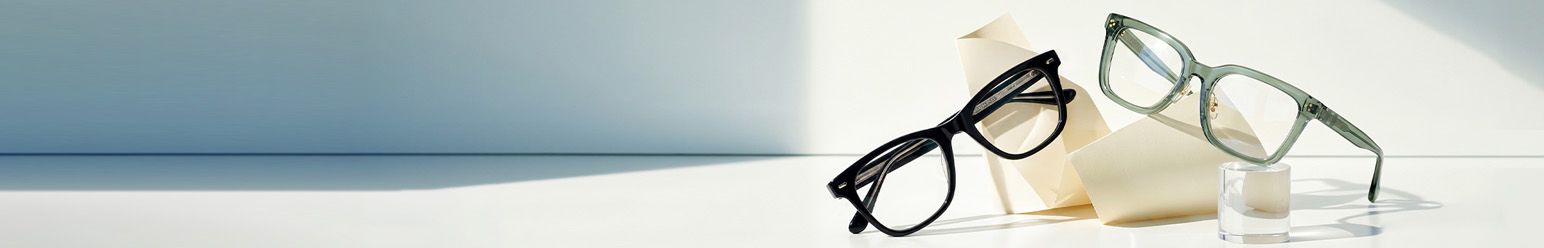 trendy rectangle cat glasses