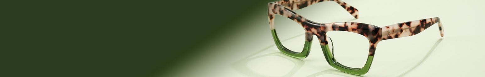 two-tone color frame glasses