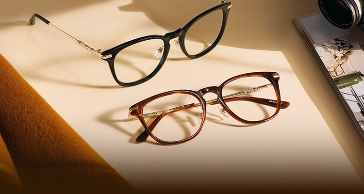 Retro Glasses, Classic Nostalgia Vintage Frame Glasses ZEELOOL