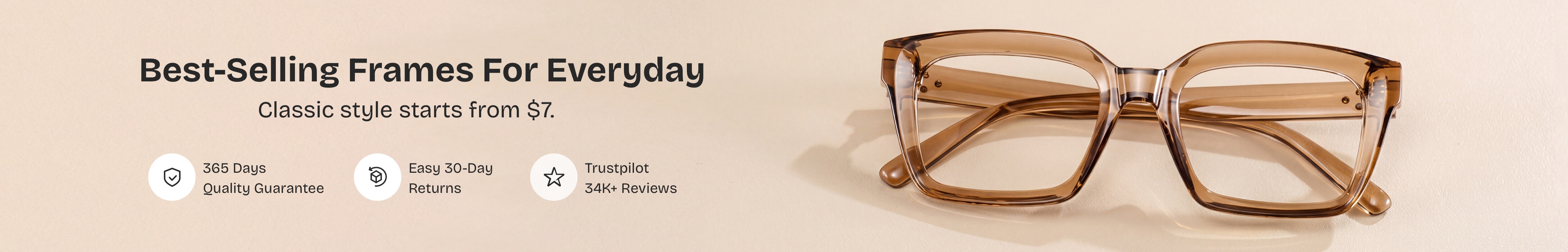 frame glasses down to $7