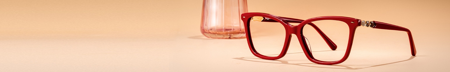 burgundy glasses