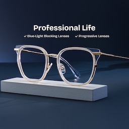 Cameron Square Crystal Gold Glasses0