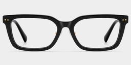 Remy Black Rectangle Glasses2