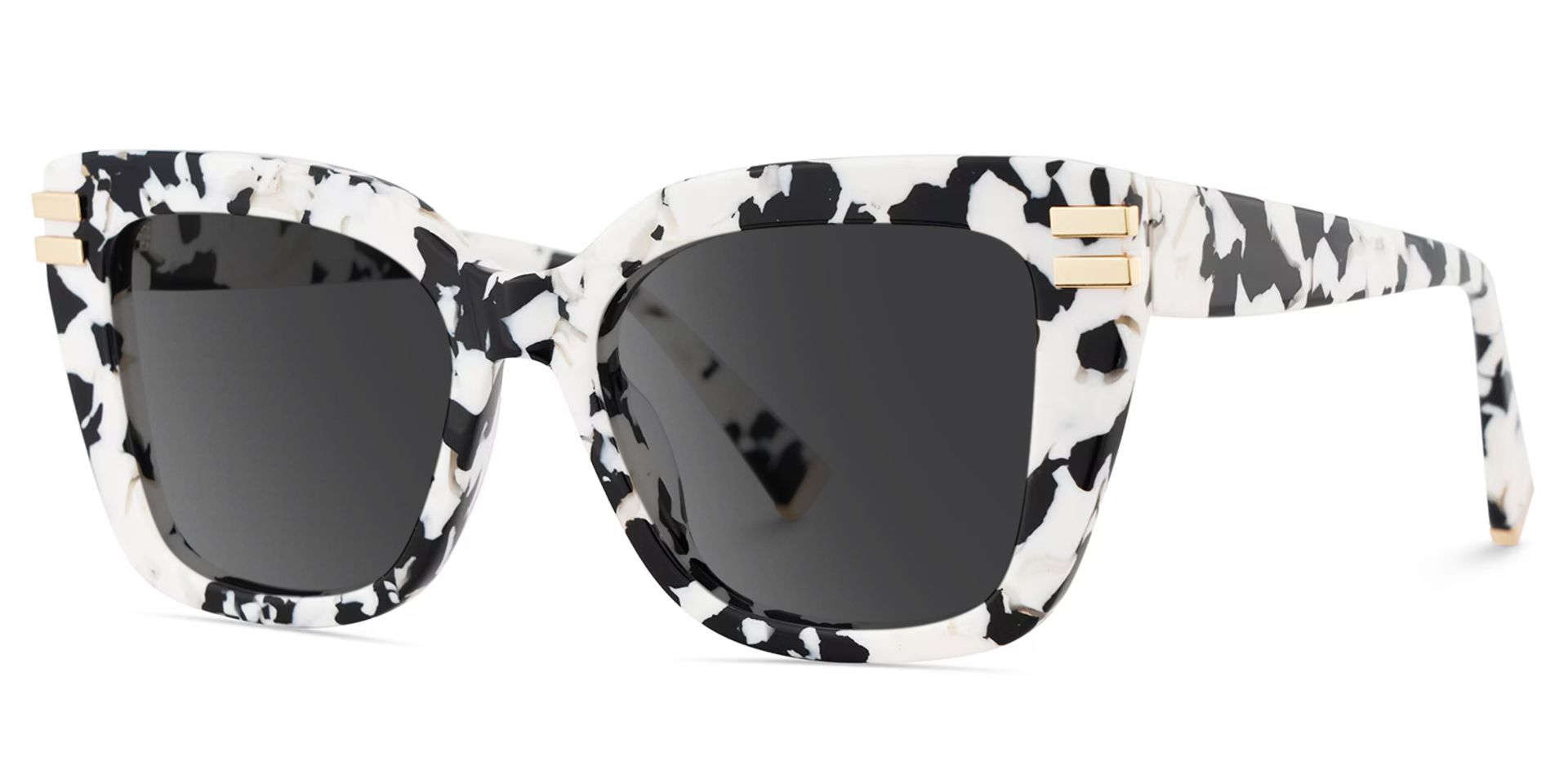 Cow Print Glasses with Square Frames2