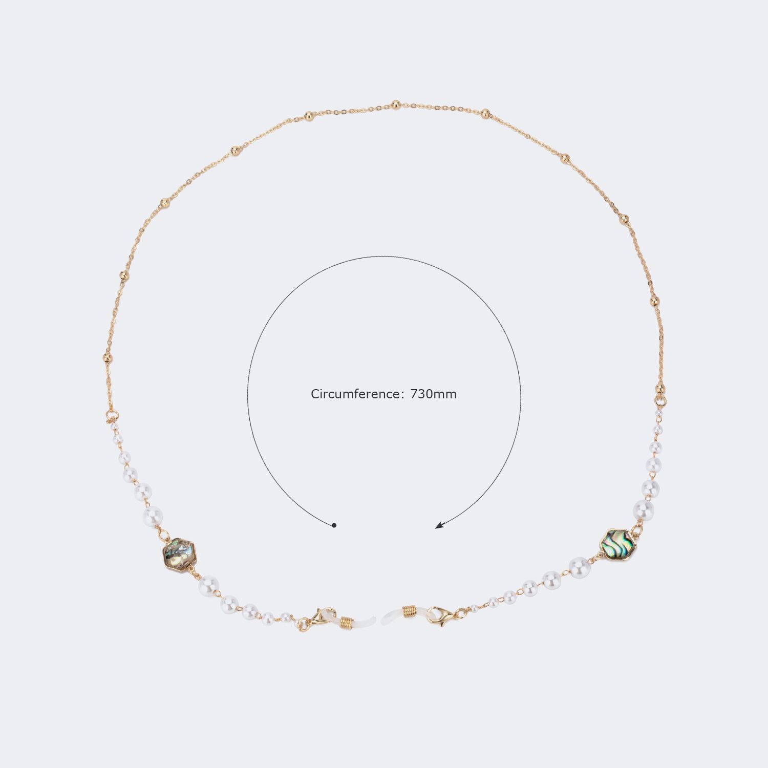 Fashion Eyeglasses Gold Eyeglasses Chains Accessories on Zeelool2