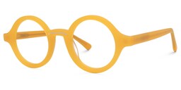 Netini Round Yellow Glasses1