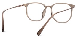 Bianca Geometric Brown Glasses3