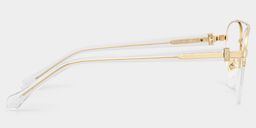 Emily Aviator Light Gold Glasses4