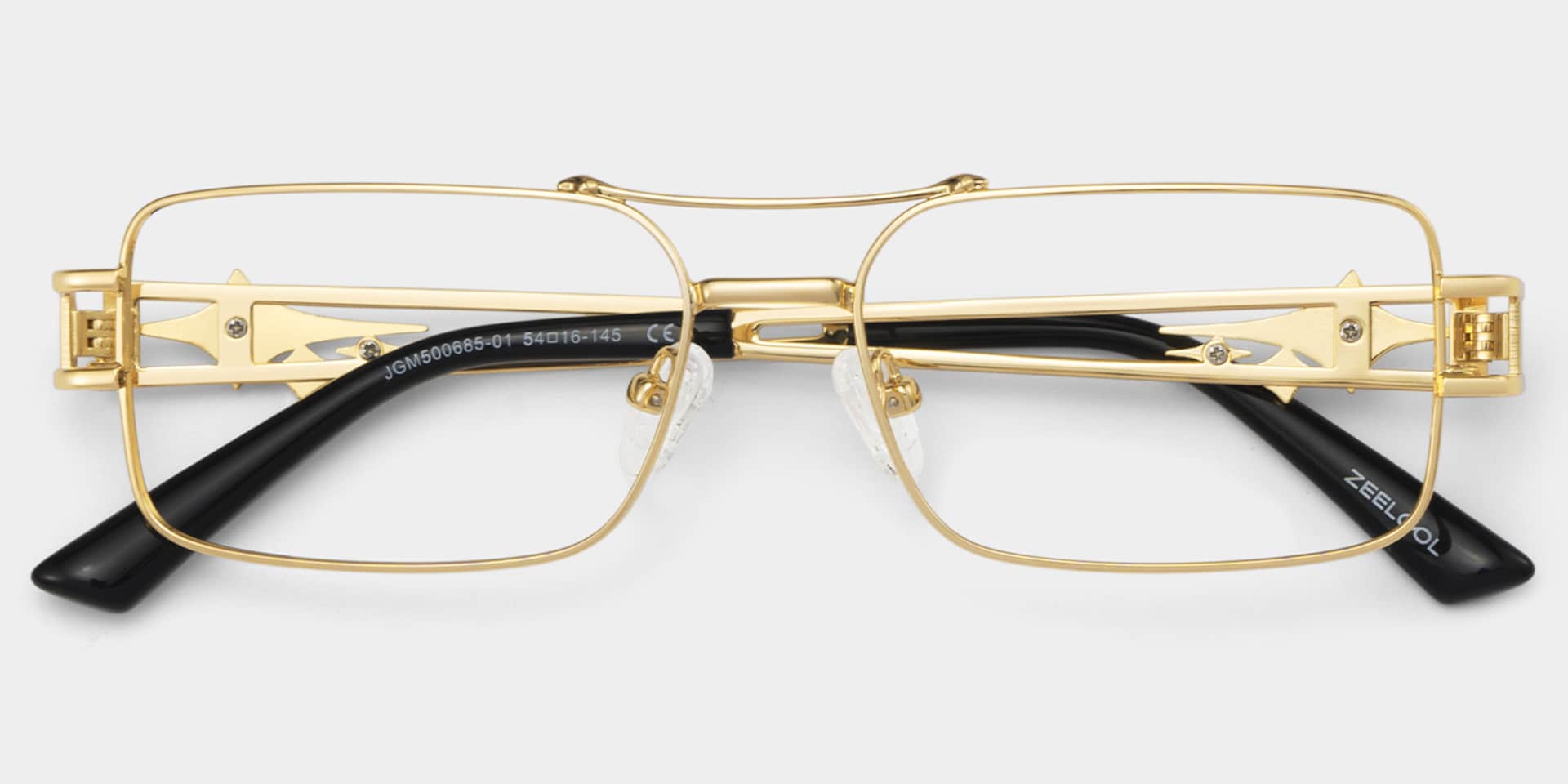 Eric gold aviator frames glasses Online | ZEELOOL2