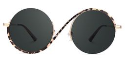 Flozif Round Tortoise Glasses0