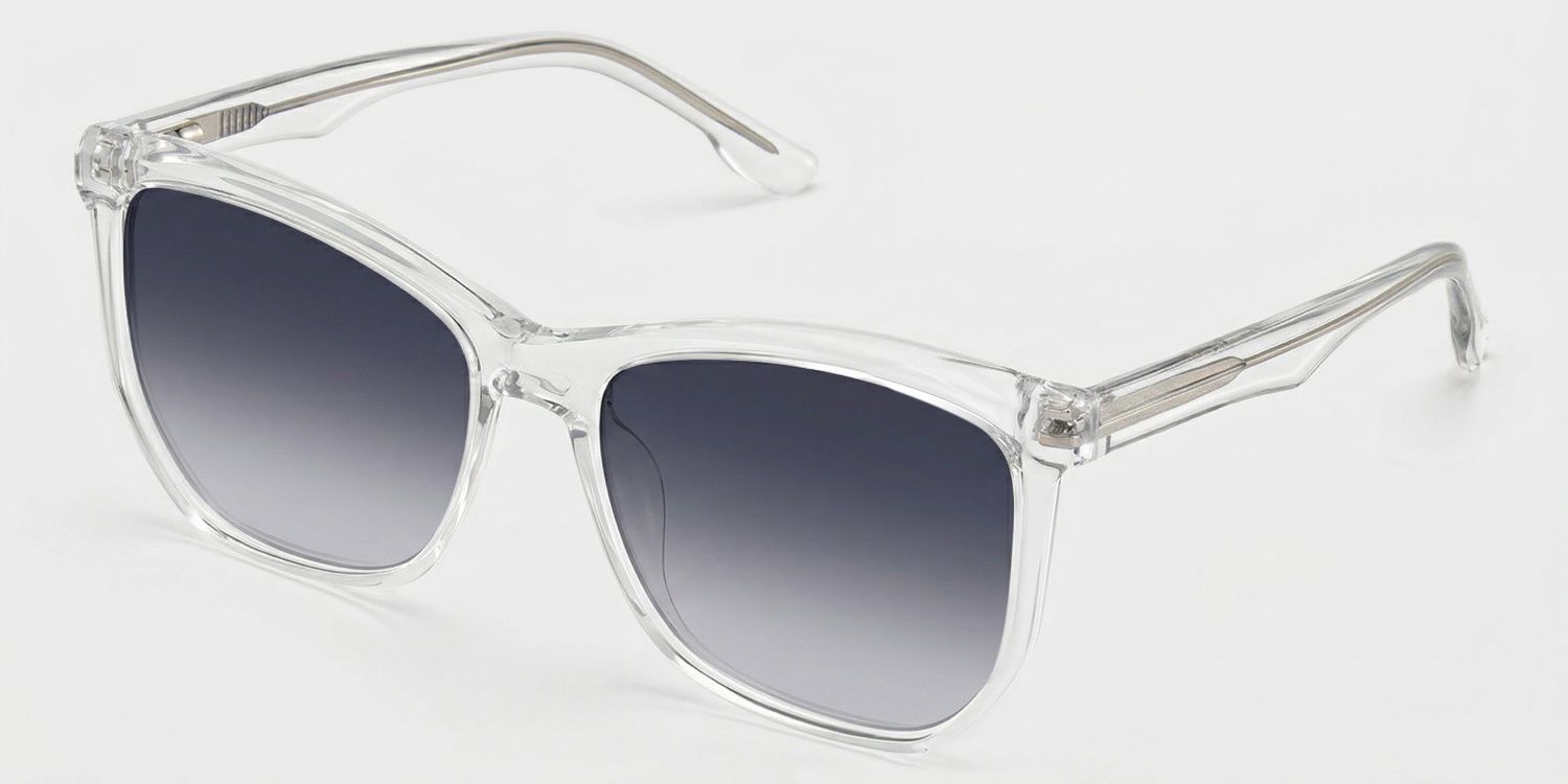 Libby Geometric Clear Eyeglasses & Glasses Frames2