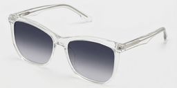 Libby Clear Geometric Sunglasses2