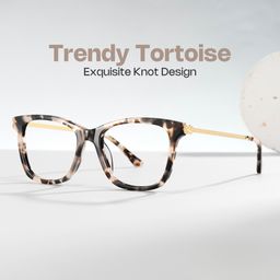 Vibert Rectangle Tortoise Glasses0