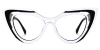 Tenille Cateye White Glasses0