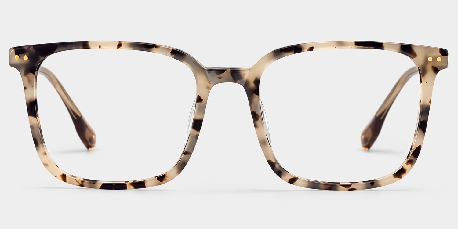 Zoe Tortoise Frame Glasses with Square Frame Online | ZEELOOL5