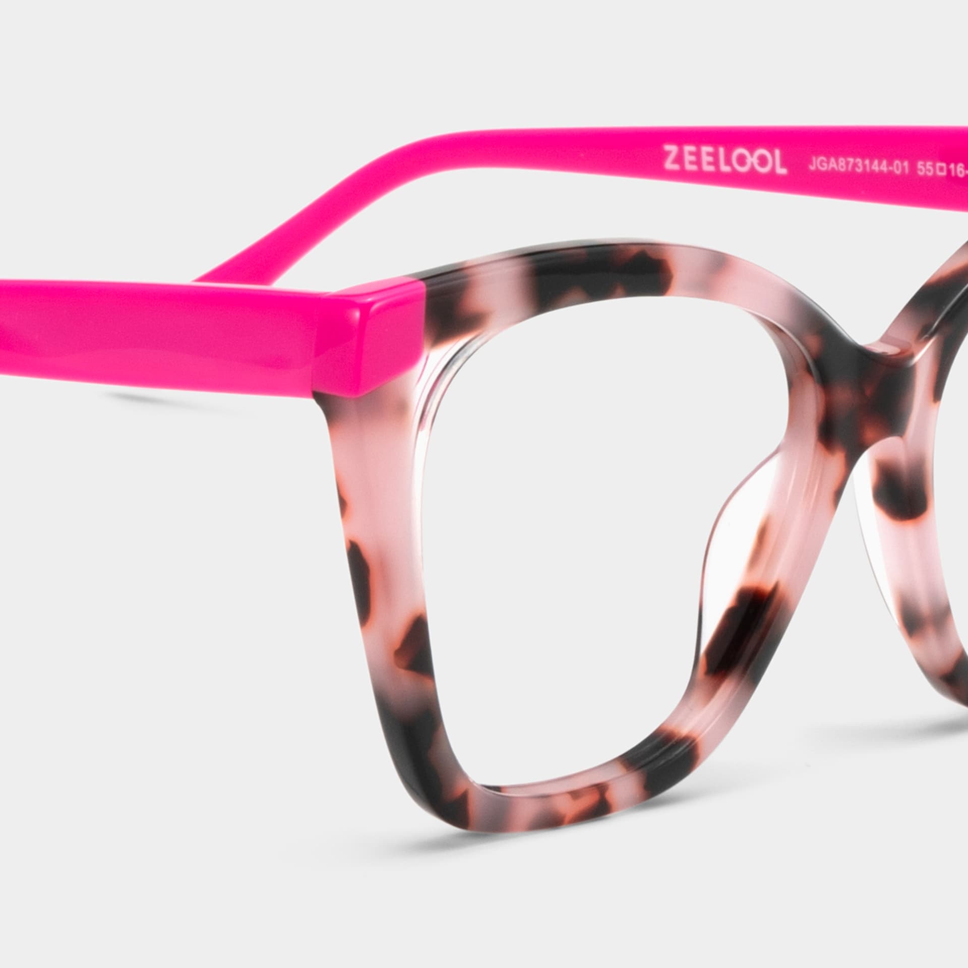 Kira Pink Tortoise Frame Glasses with Butterfly Frame Online | ZEELOOL6