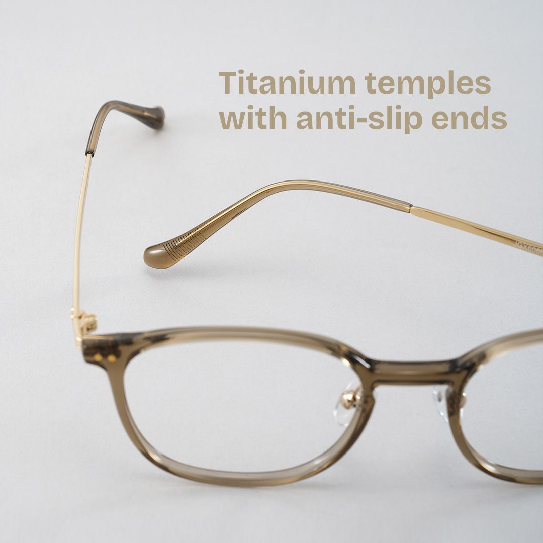 Mira Brown Frame Prescription Glasses with Oval Shape | ZEELOOL2