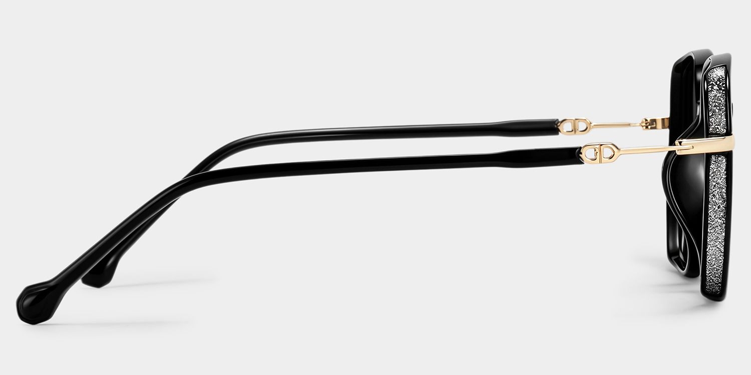 Joana Geometric Black Prescription Sunglasses | ZEELOOL3