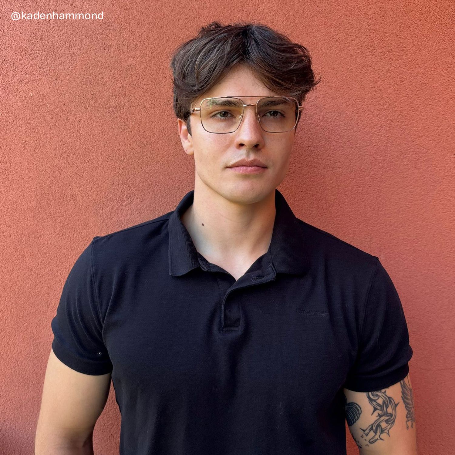 Iris Light Gold Frame Glasses with Aviator Frame Online | ZEELOOL7