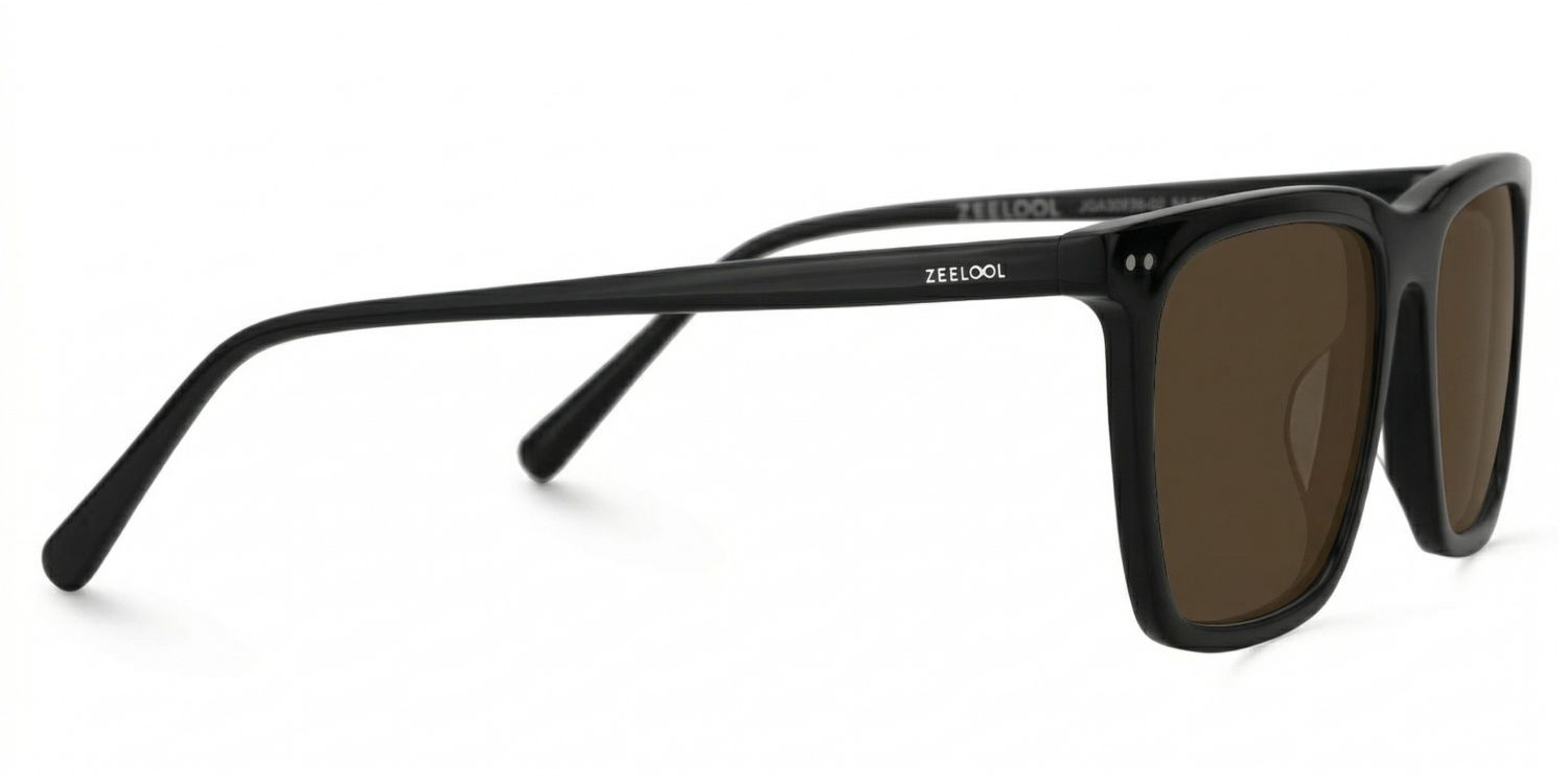Frantz Thin Black Square Glasses For Men | Zeelool3